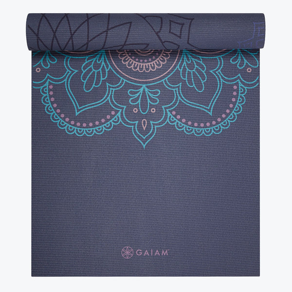 PREMIUM REVERSIBLE PURPLE ILLUSION YOGA MAT (6MM)