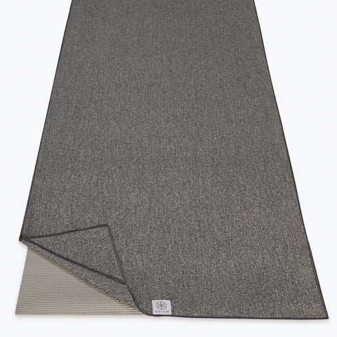 ACTIVE DRY YOGA MAT TOWEL - GRAY