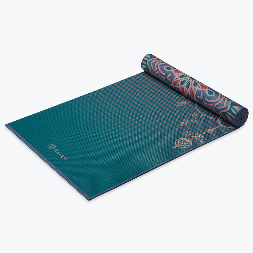 PREMIUM REVERSIBLE JADE SALUTATION YOGA MAT 6MM Ekam Wellness