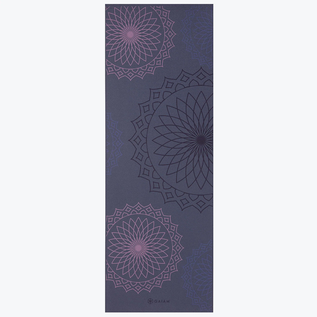 PREMIUM REVERSIBLE PURPLE ILLUSION YOGA MAT 6MM Ekam Wellness