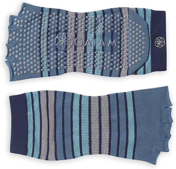 GAIAM TOELESS YOGA SOCKS - SKYLINE